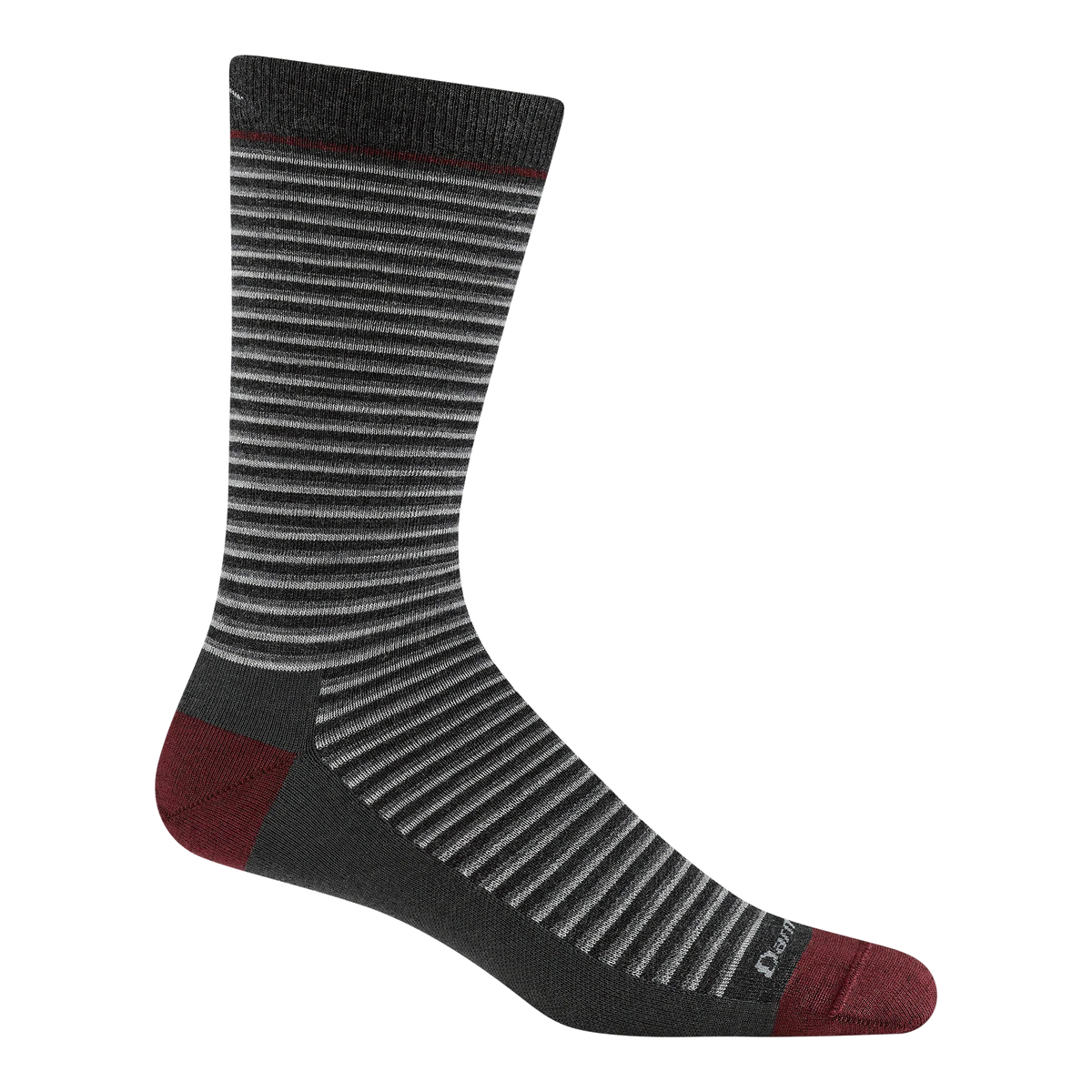 Men's Microstripe Crew Lightweight Lifestyle Socks