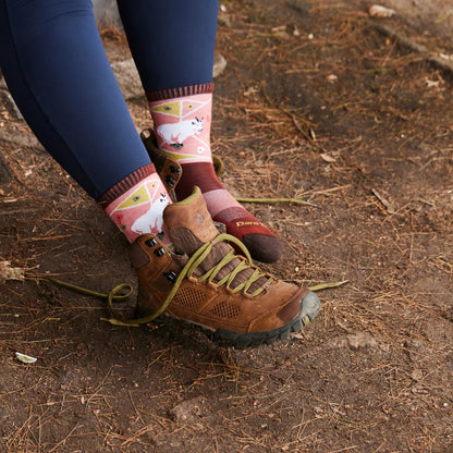 Women's Critter Club Micro Crew Lightweight Hiking Socks